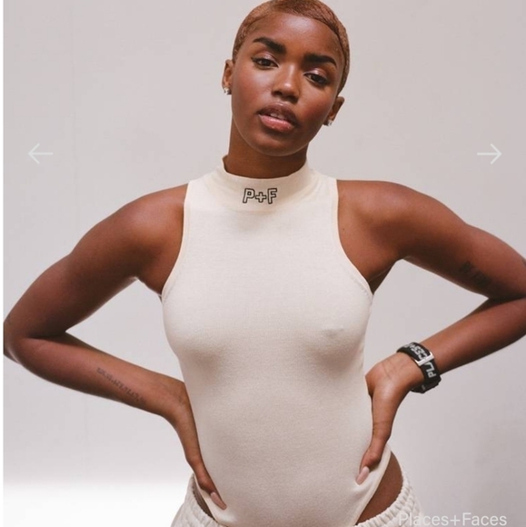 P+F Bodysuit In Orange - Picture 1 of 7